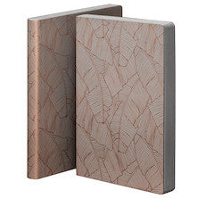 Banana Leaves Large Leather Notebook