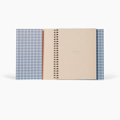 Nela Medium Blue Spiral Notebook by Notem