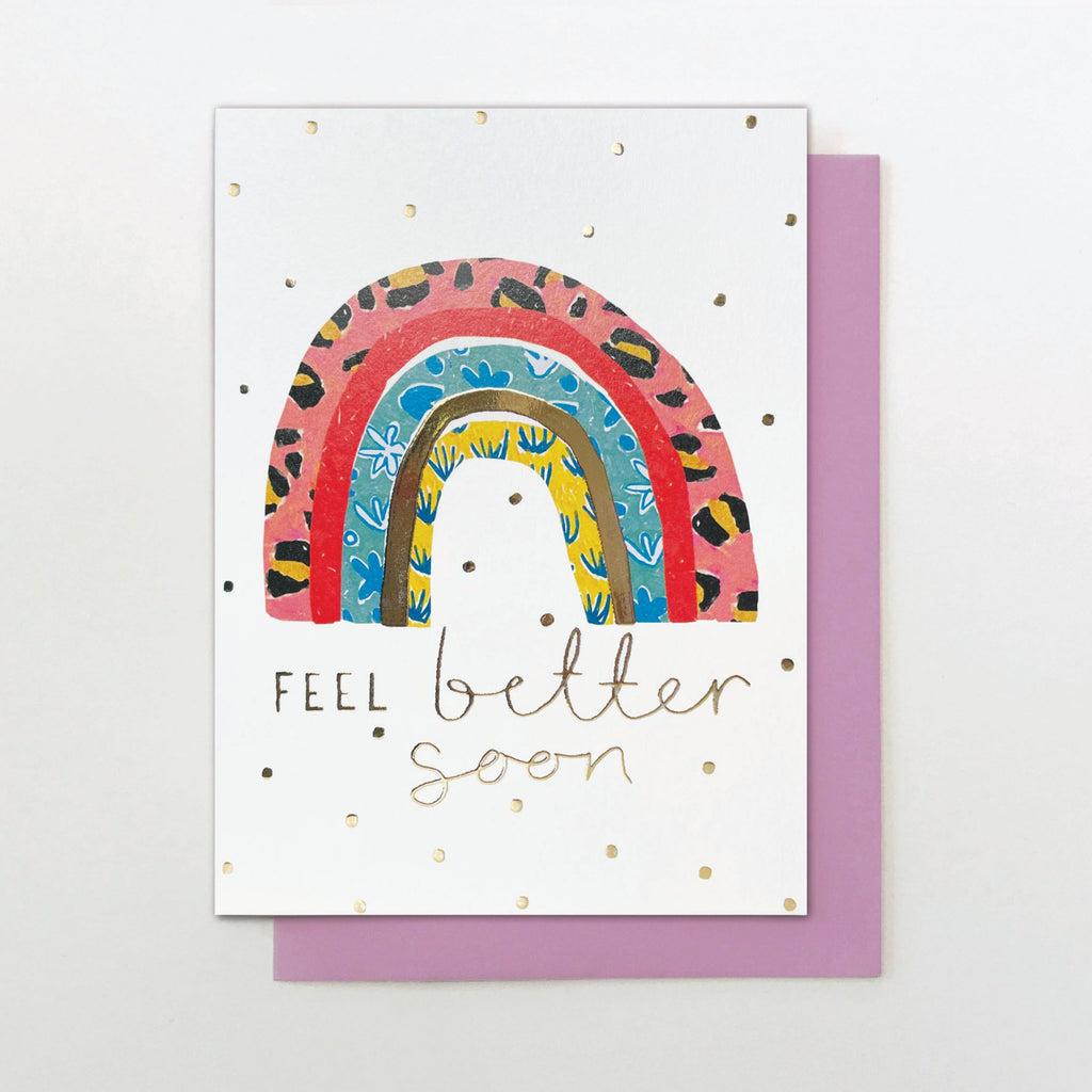 Feel Better Soon Rainbow Card