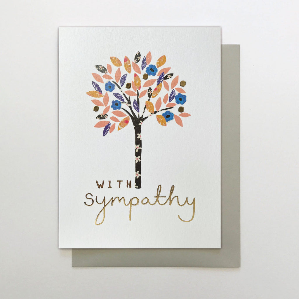 Floral Tree Sympathy Card