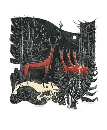At The Forest Edge Blank Card