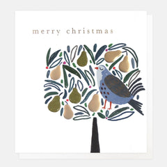 Merry Christmas Partridge In A Pear Tree Charity Pack of 8 Cards