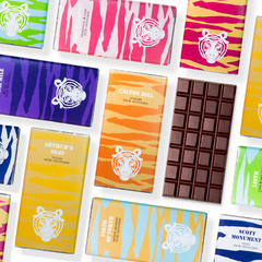 Paper Tiger Calton Hill Orange Dark Chocolate Bar