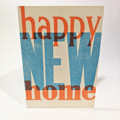 Happy New Home Letterpress Card