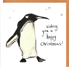 'Pablo' Penguin Christmas Card