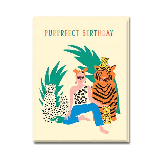 Tiger Queen Birthday Card