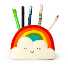 Rainbow Ceramic Pen Holder