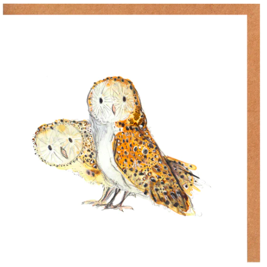 'Rana and Elie' Owl Card