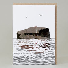 Bass Rock Scottish Card