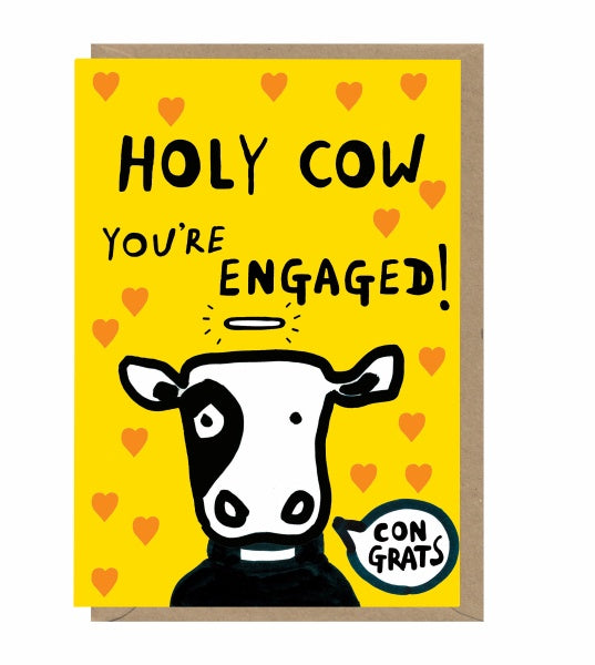 Engaged Holy Cow Card