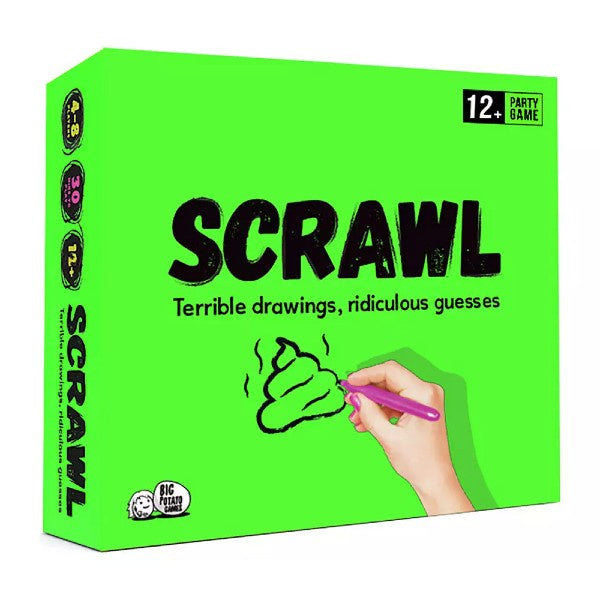Scrawl Drawing Party Board Game - Paper Tiger