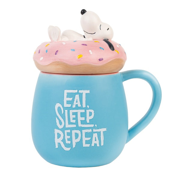 Snoopy Eat Sleep Repeat 3D Mug