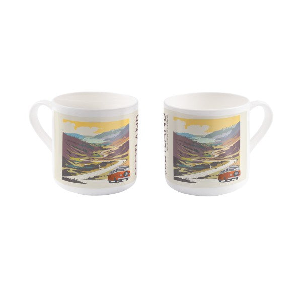 Scotland VW Campervan Mug