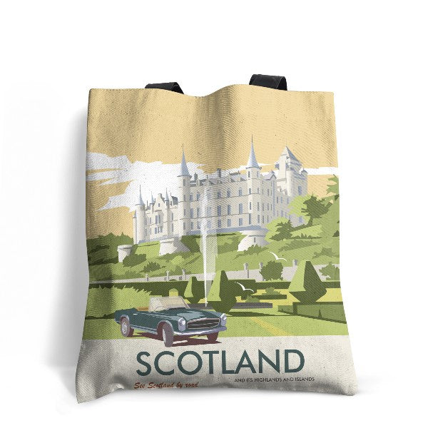 Scotland Top Down Car Tote Bag