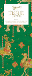 Merry Go Round Green Tissue