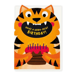 Grrr-reat Birthday Tiger Birthday Card