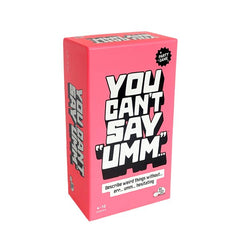 You Can't Say Umm Quiz Card Game