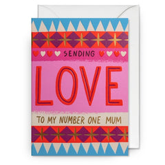 Sending Love To My No.1 Mum Card