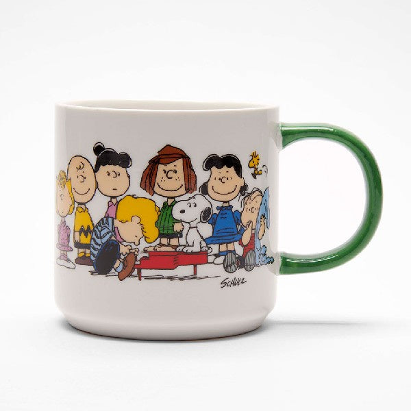 Peanuts T-Shirt Uomo Con Snoopy E Faro Di Natale - Manica Corta, Maglietta Originale