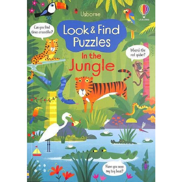 Look and Find Puzzles: In the Jungle