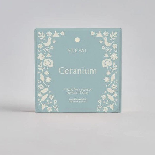 Geranium Scented Summer Folk Tealights