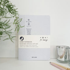 Reclaim Cotton White A5 Notebook