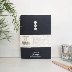 Reclaim Wool Black A5 Notebook