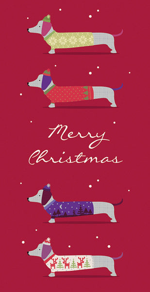 Christmas Frank Sausage Dog Money Wallet