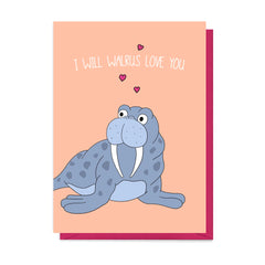 Walrus Love You Card