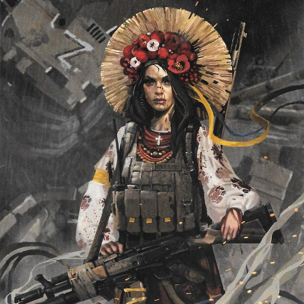 Welcome to Free Ukraine - Charity Fund Raiser Card - Paper Tiger