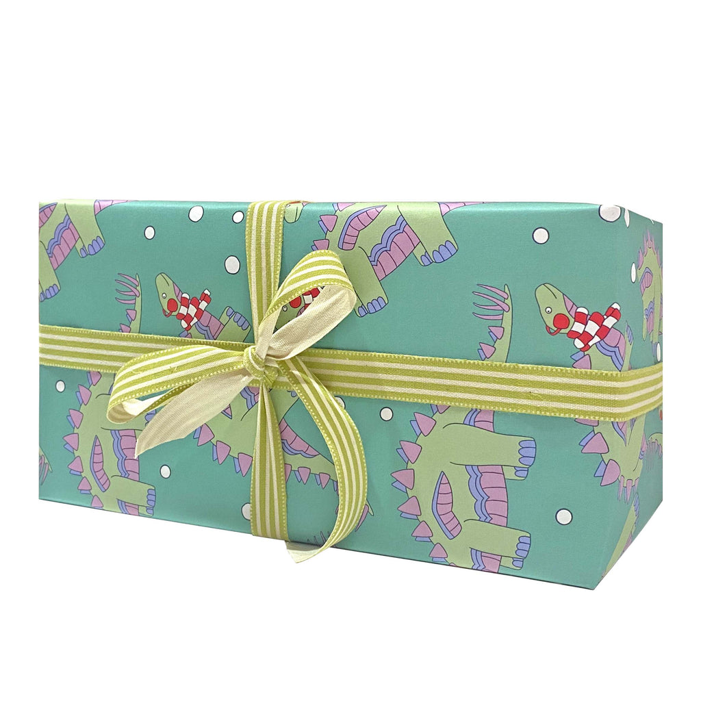 Dinosaur Christmas Sheet Wrap