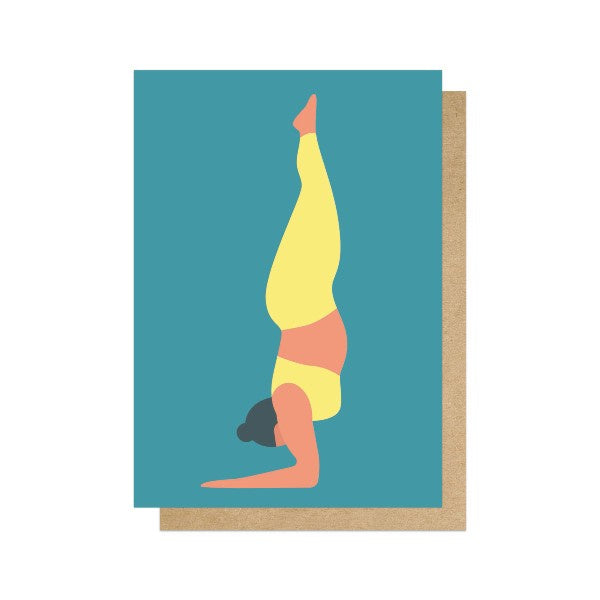 Yoga Armstand Card