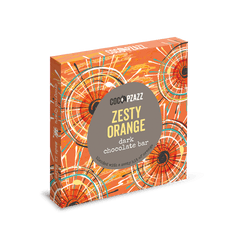 Coco Pzazz Vegan Zesty Orange Dark Chocolate Bar