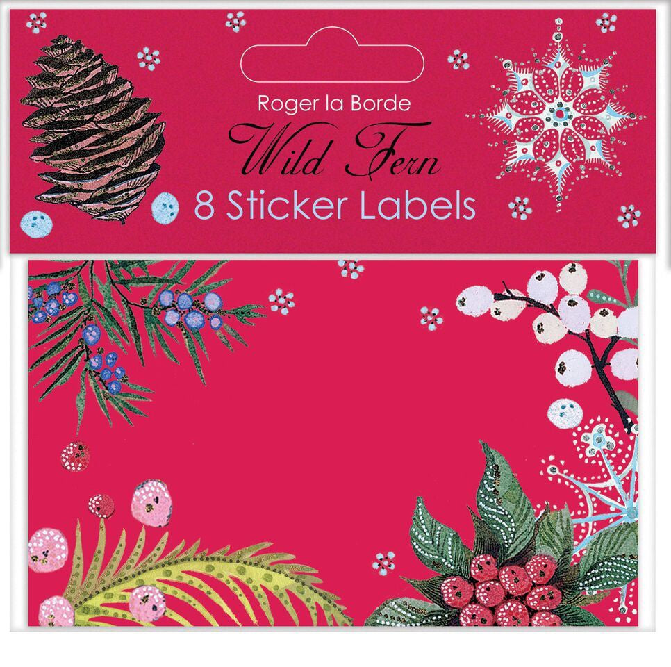 Wild Fern Sticker Labels