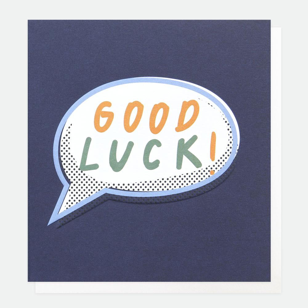 Good Luck! Speech Bubble Card