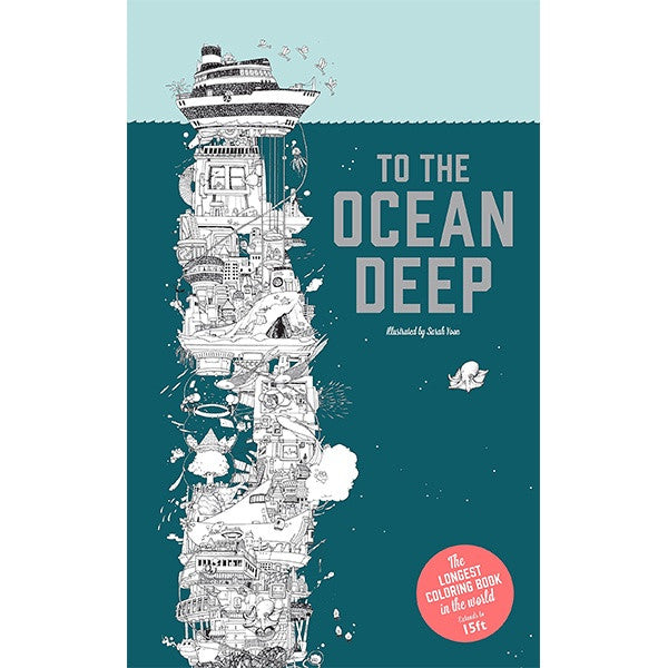 To The Ocean Deep - Tallest Colouring Book