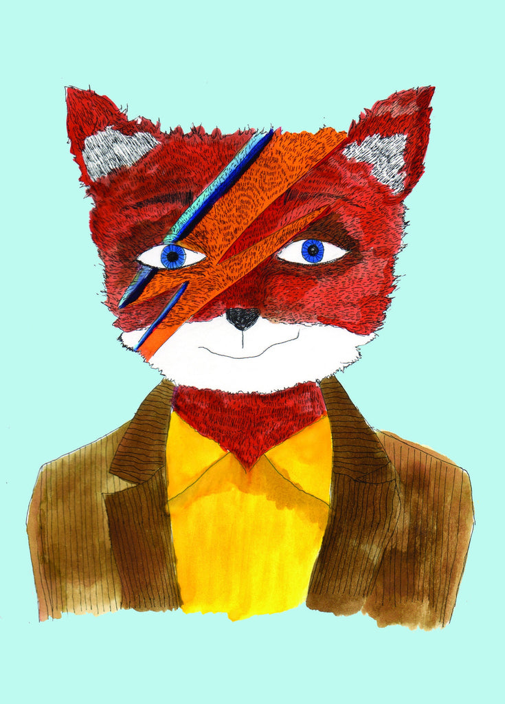 Bowie Fox Card
