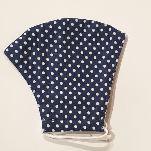 Navy Spot Face Mask