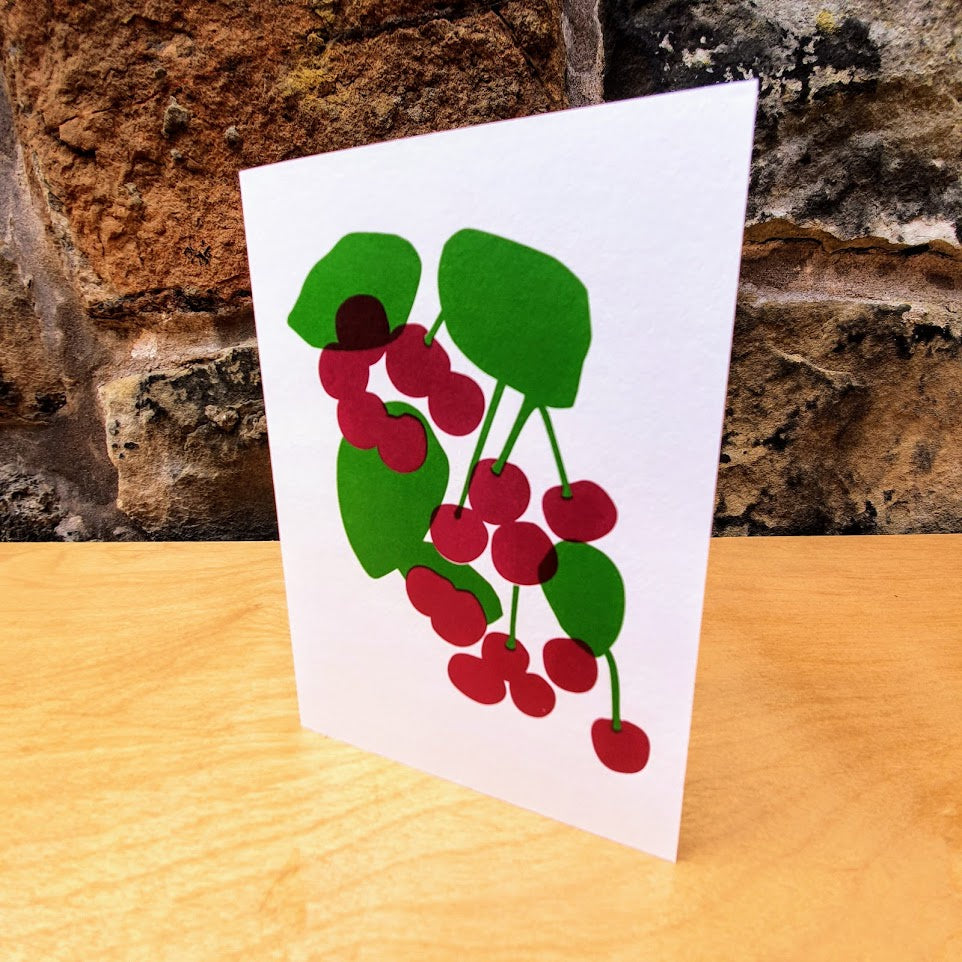Cherry Print Card
