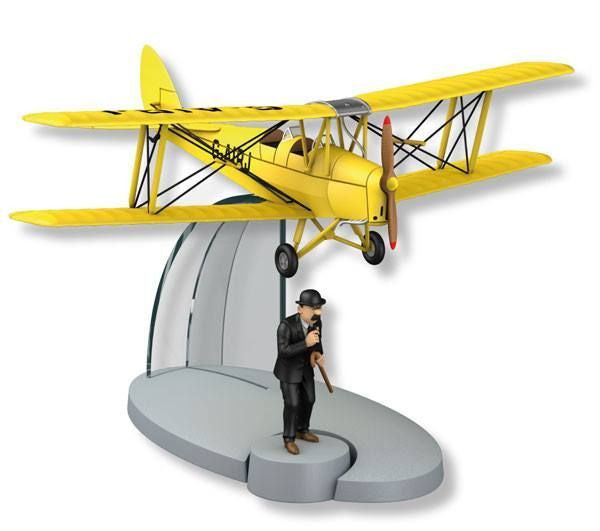 The Acrobatic Yellow Biplane Figure