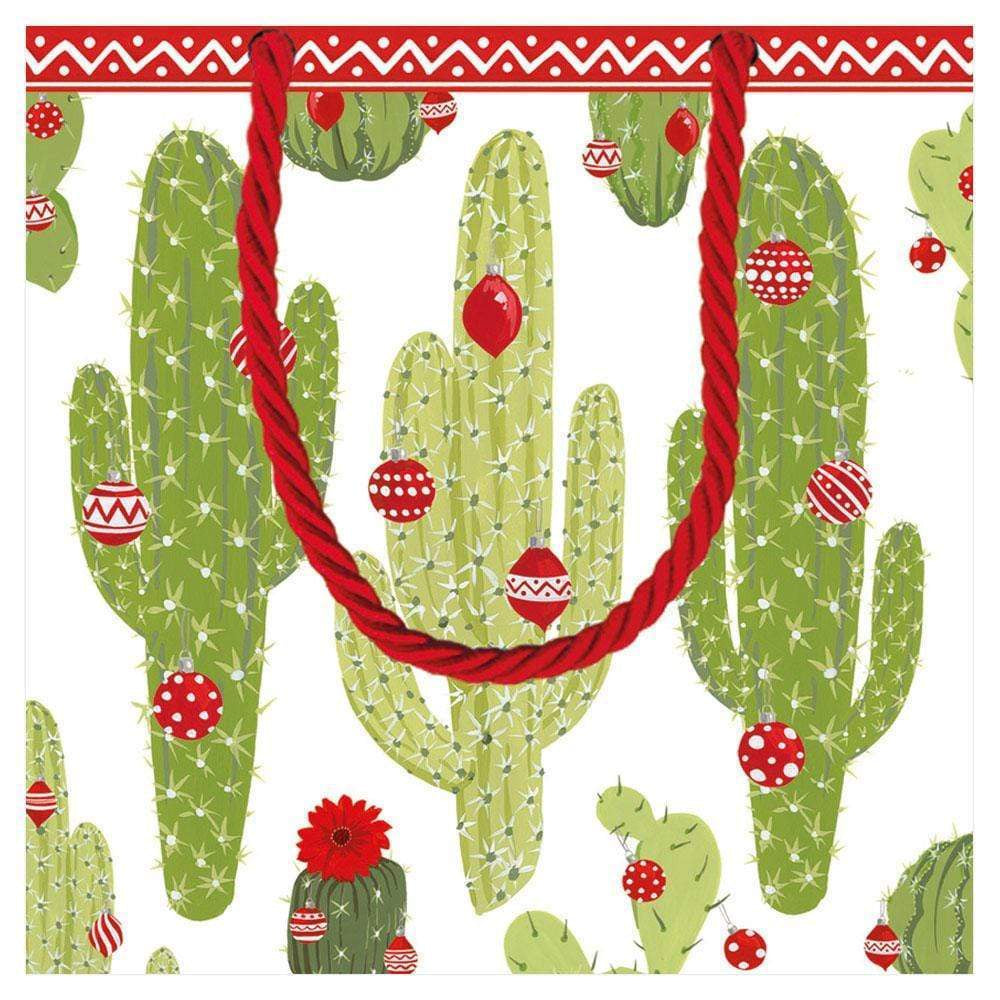 Merry Cactus Small Gift Bag