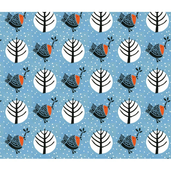 Woodland Robin Sheet Wrap