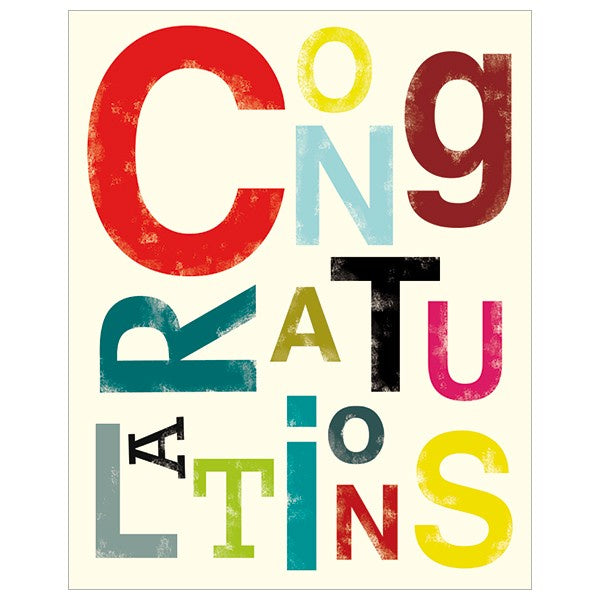 Congratulations Letters Card
