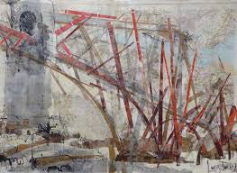 Forth Rail Bridge II Card by Lucy Jones