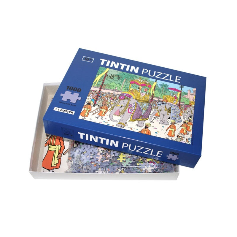 Tintin Elephant Parade  Puzzle 1000 Pieces