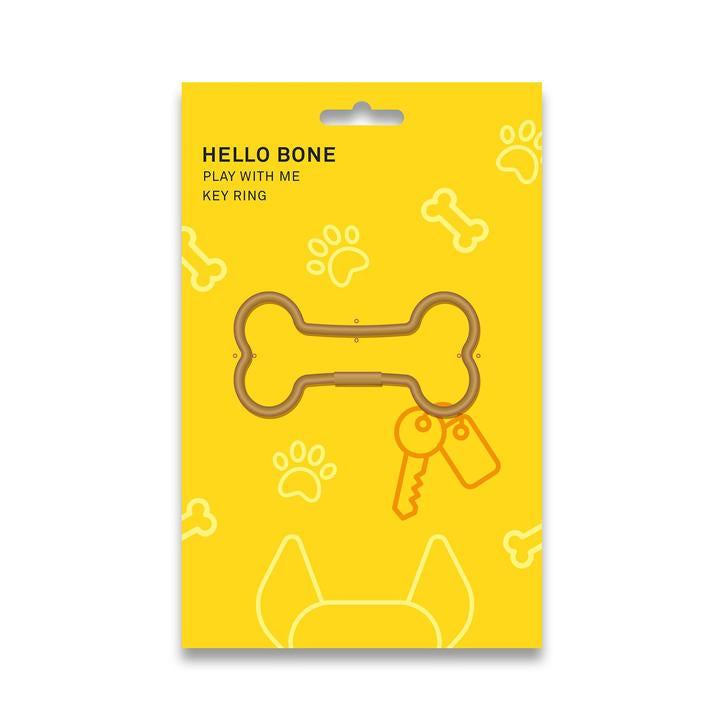 Hello Bone Key Ring