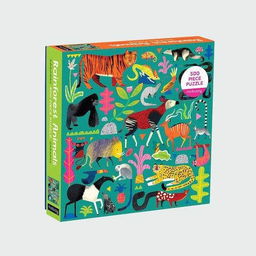 Rainforest Animals 500 Piece Jigsaw