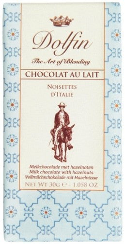 Dolfin Mini Milk Chocolate With Hazelnuts Bar