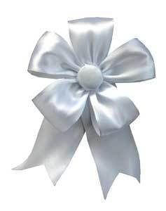 Ribbon Bow - White