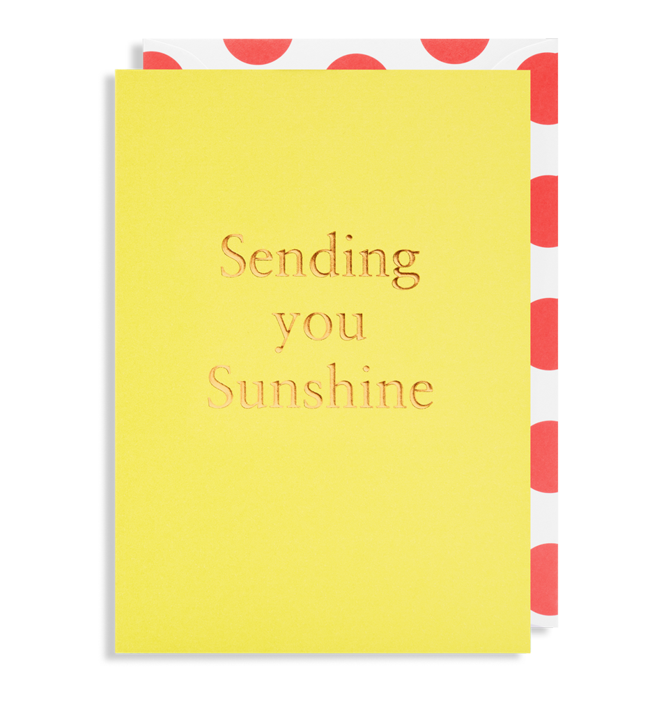 Sending You Sunshine Card